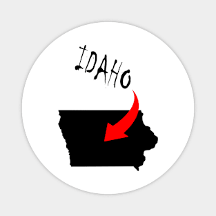 Idaho T Shirt Magnet